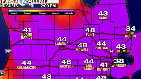 Storms and high winds