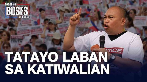 FULL SPEECH | Ka Eric, muling tumayo laban sa katiwalian ng gobyerno makalipas ang 20 taon