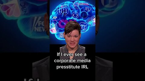 If I ever see a lying corporate media presstitute IRL #fakenews #shorts #politicalmemes #judgejudy