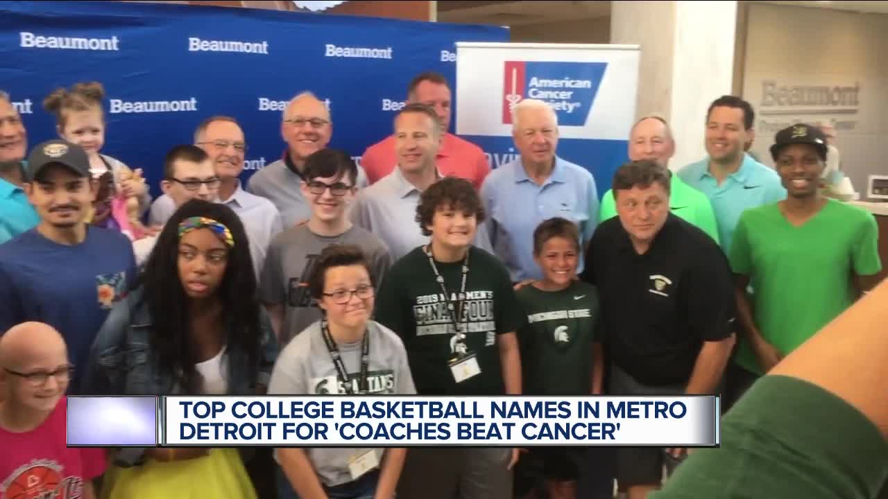 Top college basketball names in metro Detroit for 'Coaches Beat Cancer