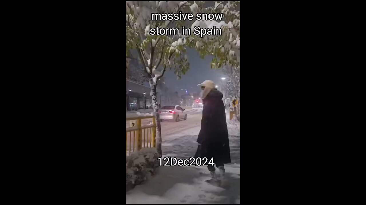 Snow in Spain