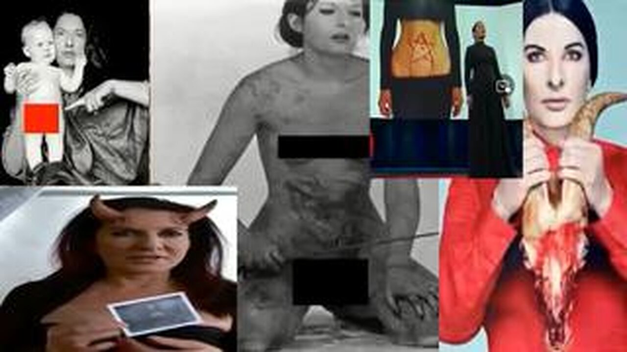 Marina Abramovic - This is one evil bitch...Witch