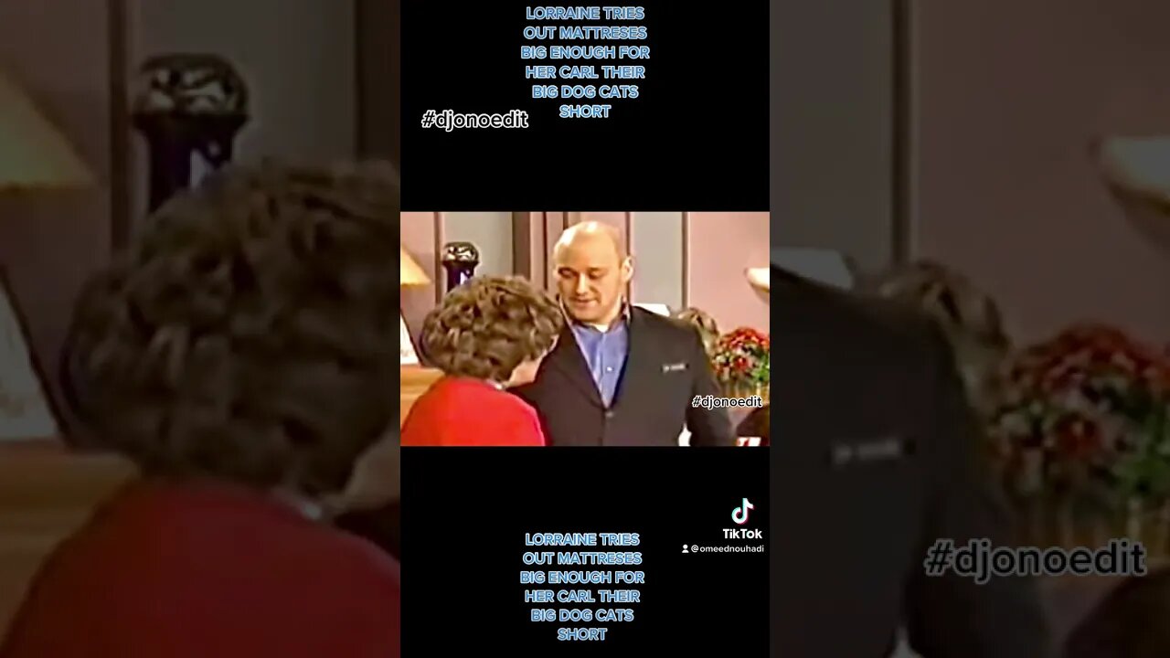 Lorraine asks mattress guy to hop on #djonoedit #omeednouhadi #stephaniemouhadi #lucianojouhadi