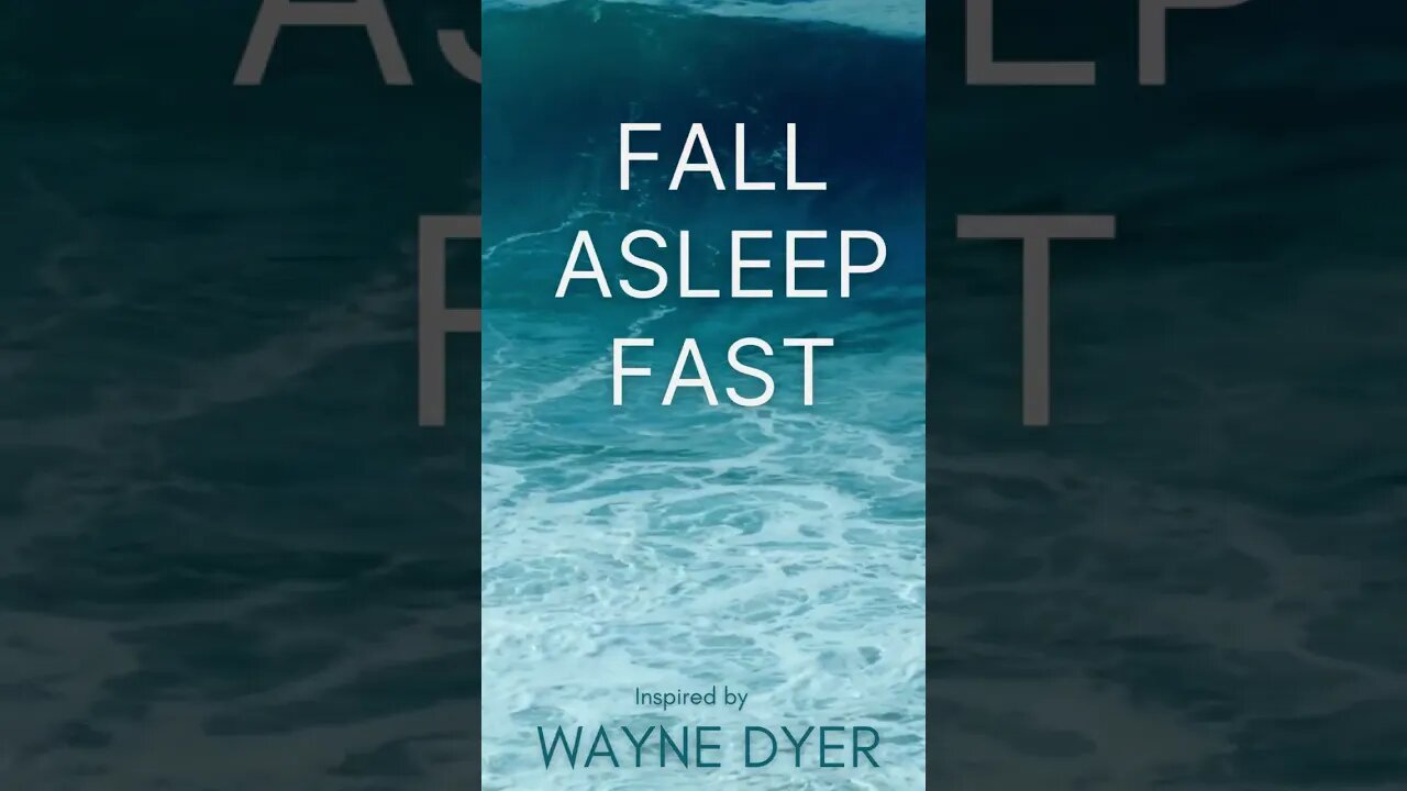 Sleep Meditation With Calming Ocean Waves | Find The Universal Mind | Inspired By Wayne Dyer