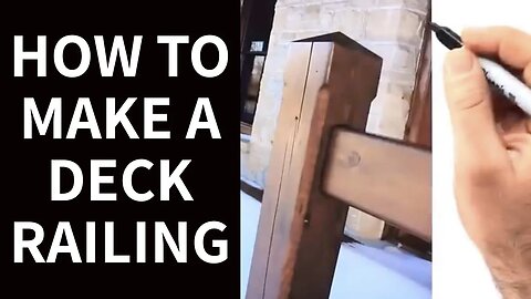 How to Make a Deck Railing