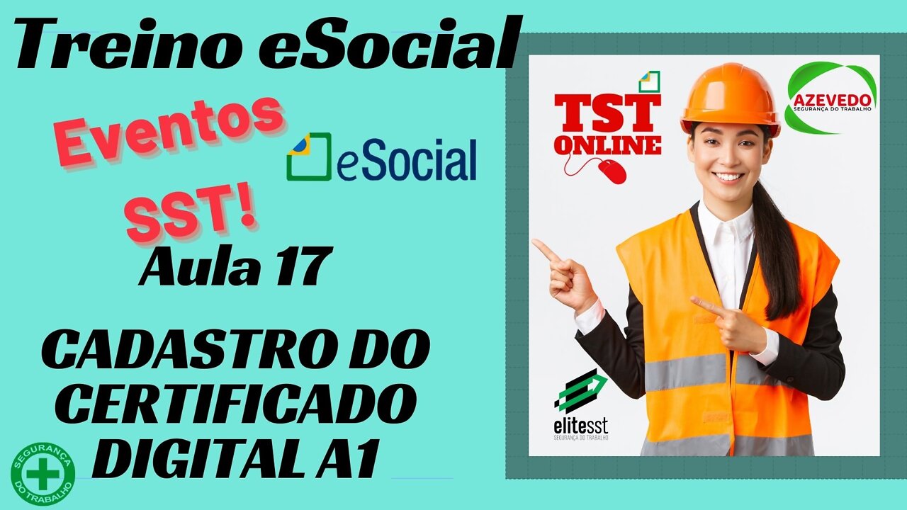 Aula 17 Configurando o Certificado DIGITAL A1 TSTONLINE Sistemas