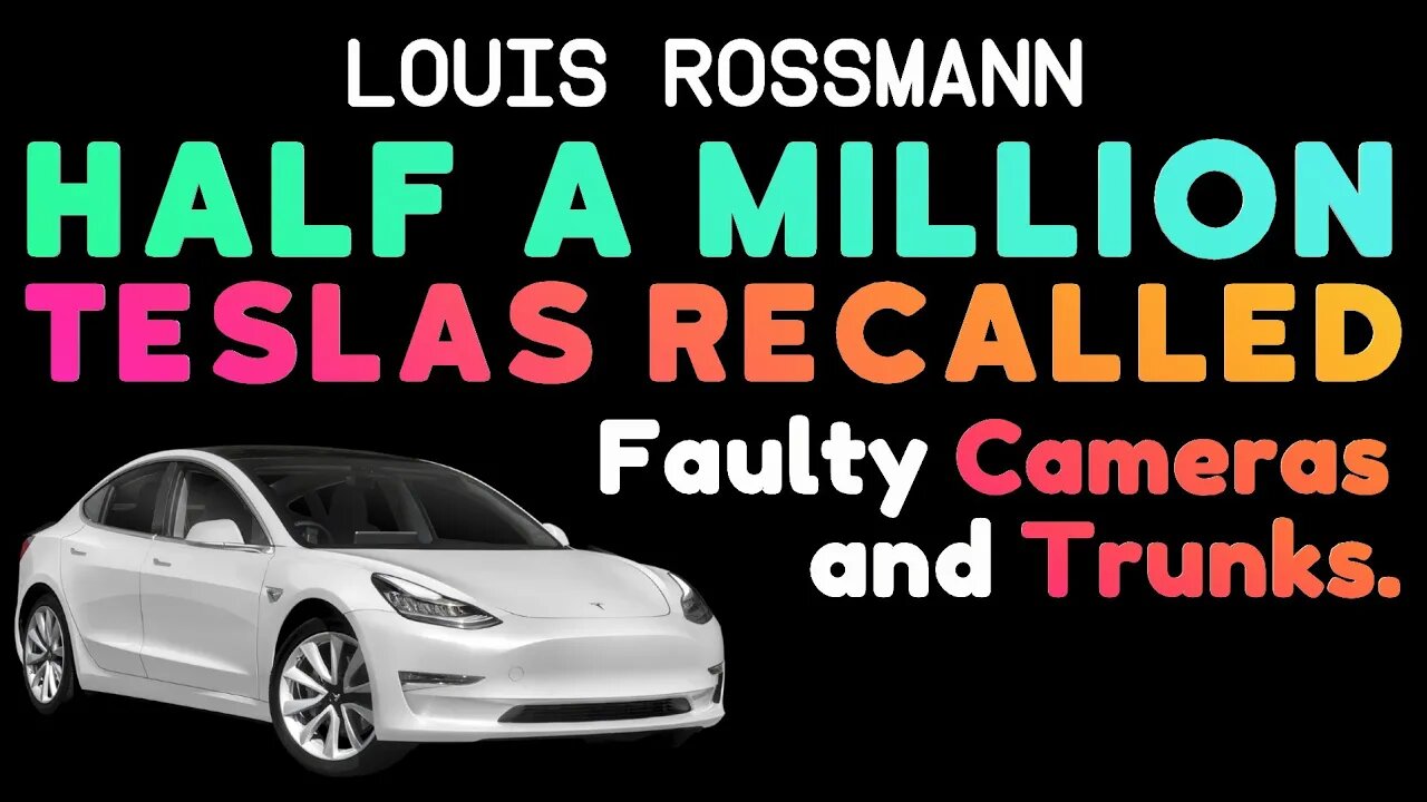 Tesla recalls over 300,000 cars because Apple engineering