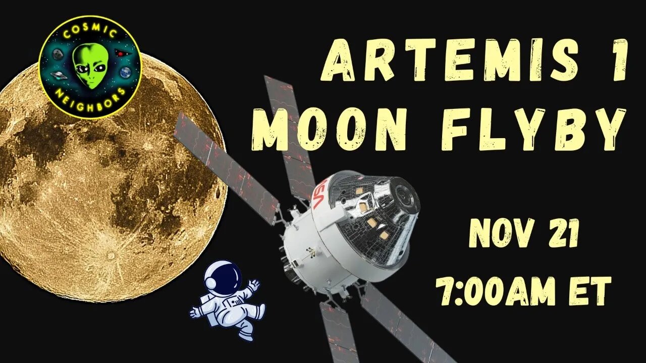 Artemis 1 Flyby of The Moon