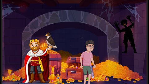 Raja ke sona bhootiya gufa mein राजा के सोना भूतिया गुफा में
