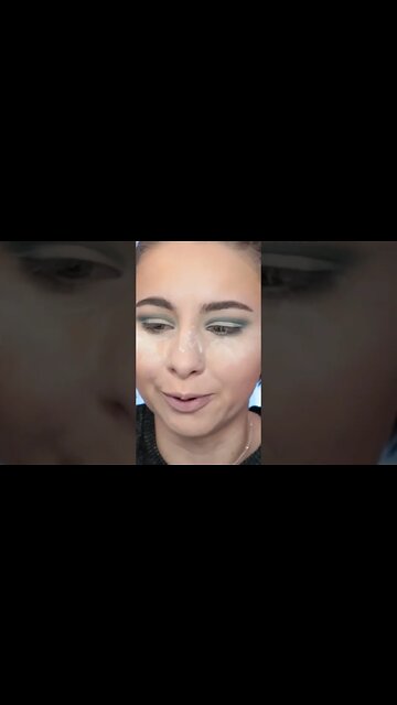 blue eyeshadow #shorts #makeup #blue