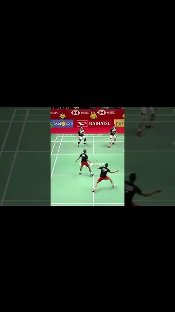 Amazing Doubles Rally - Ahsan/Setiawan 'The Daddies' vs Alian/Ardia #shorts