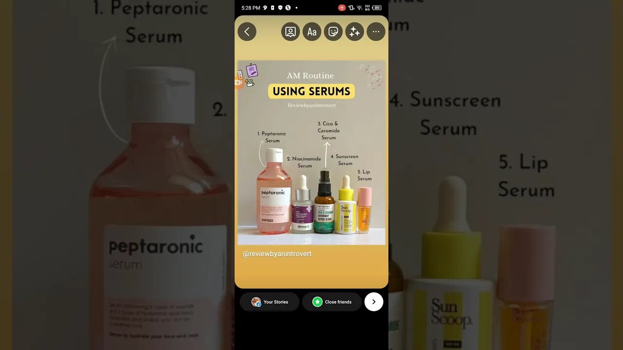 must do for woman face night serum routine everyday