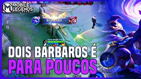 FIZ DOIS BARBAROS COM ESSE HERÓI!! ELE TA CLICANDO MUITO | MLBB