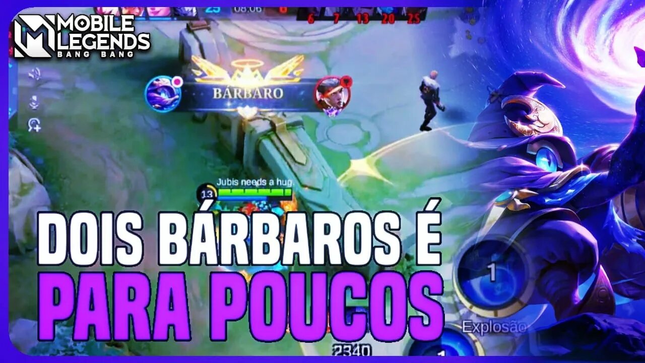 FIZ DOIS BARBAROS COM ESSE HERÓI!! ELE TA CLICANDO MUITO | MLBB