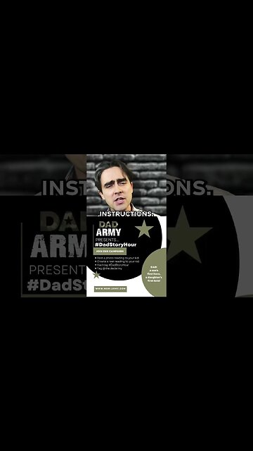 Join Dad Army w the #DadStoryHour Campaign!