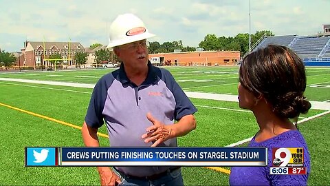 Crews putting finishing touches on Stargel Stadium