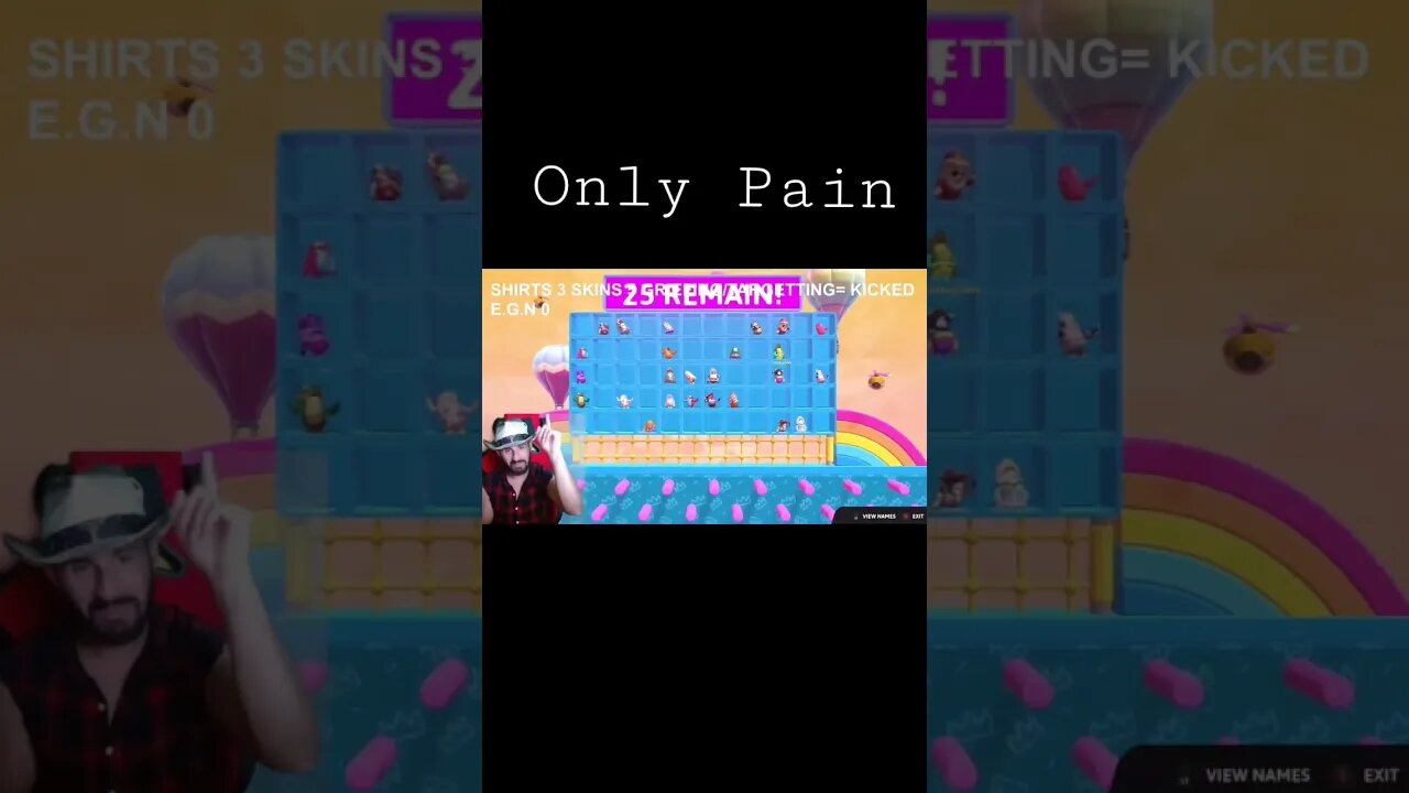 Insane fails #fallguys #fallguysultimateknockout #fallguyslive #shorts