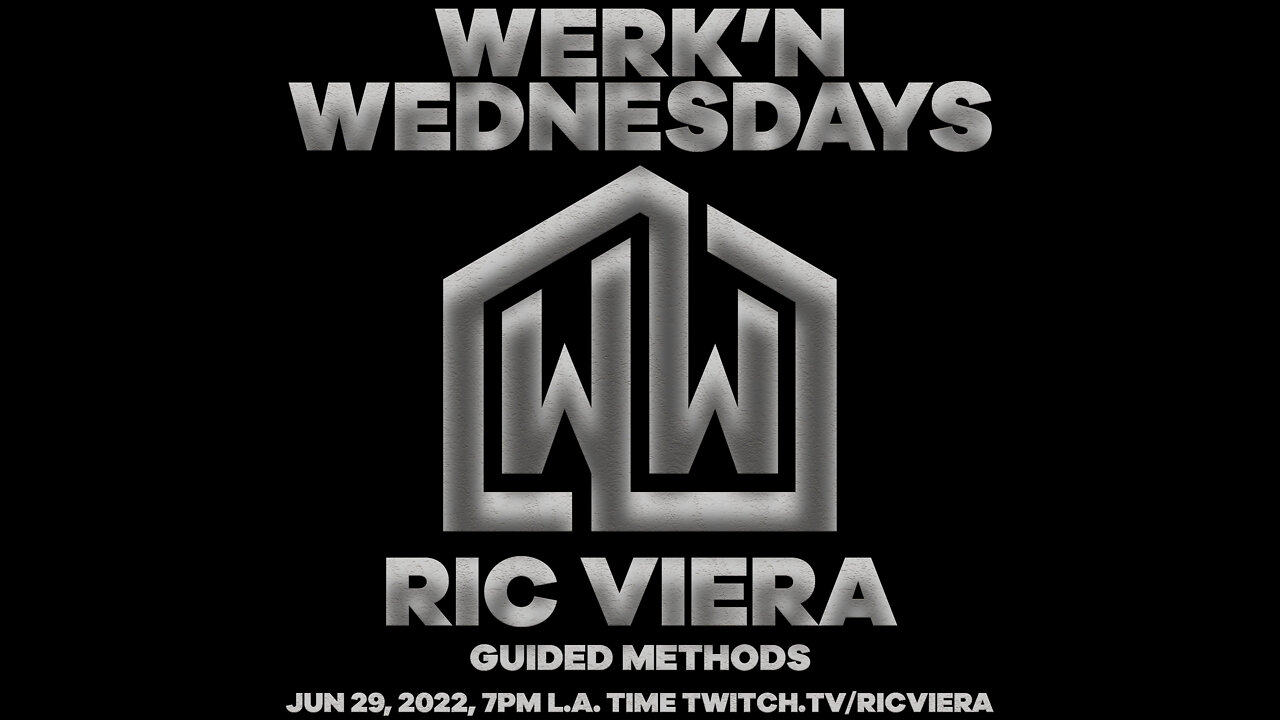 Ric Viera - Werk'n Wednesdays EP 075 - Live House Music (06/29/2022)