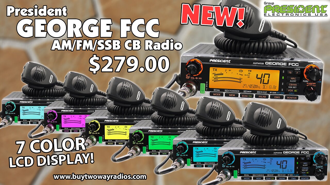 President George FCC CB Radio Specifications