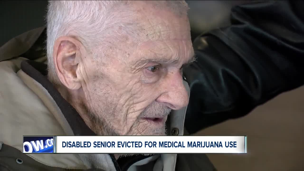 Senior evicted for medical marijuana use