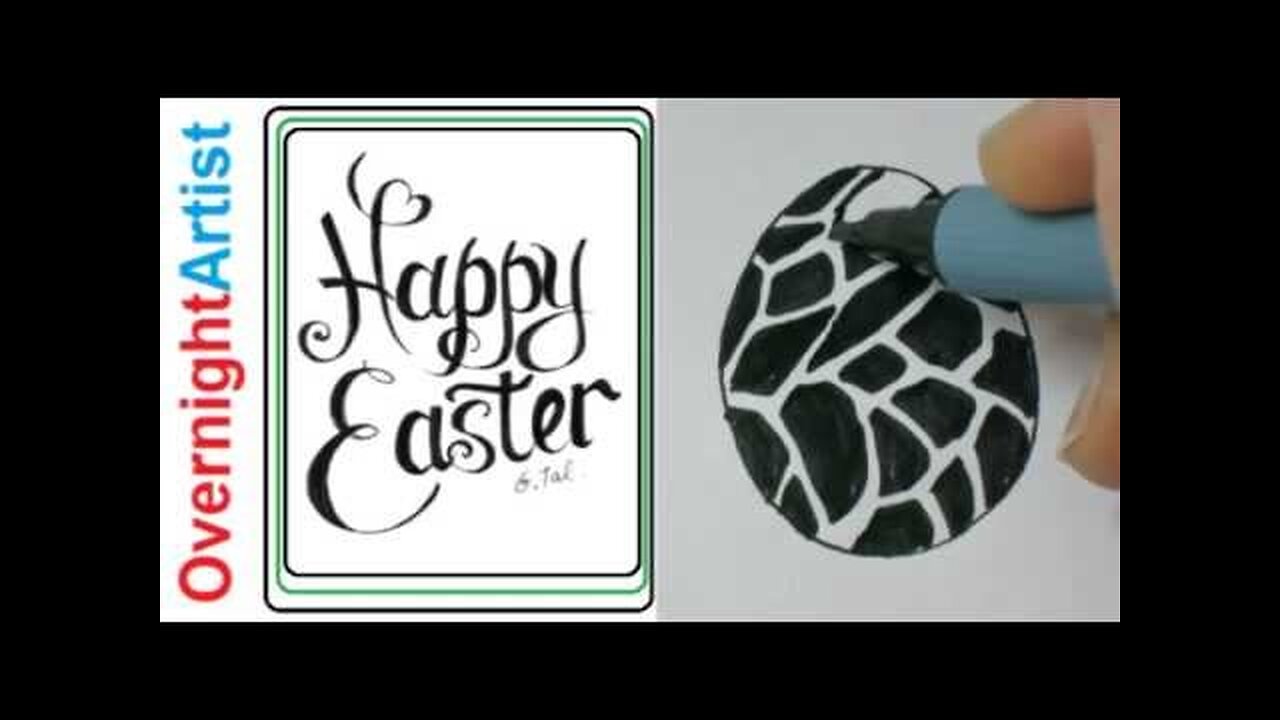 Draw Animal Patterns on Easter eggs How To Decorate