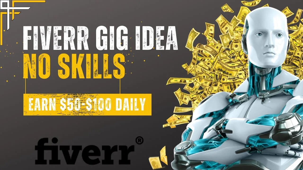 EARN $50 to $100 Daily | Fiverr Gig Idea | Freelance Work From Home | Remote Work