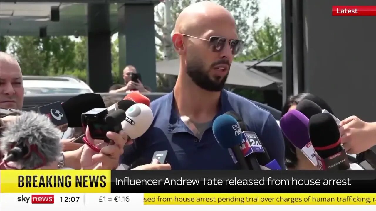 Andrew Tate and Tristan Tate released from House Arrest followed by first public statement