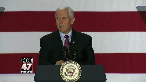 Vice President Mike Pence in Michigan to discuss tax reform