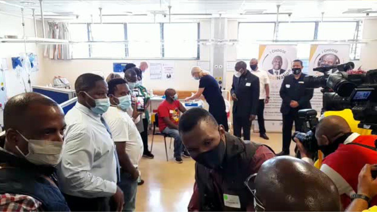 Coronavirus vaccine administered at Khayelitsha District Hospital (1)