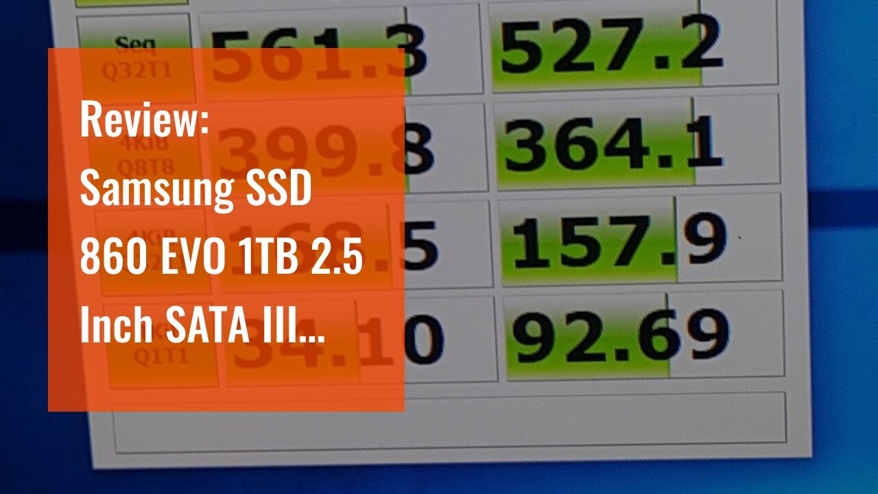 Review: Samsung SSD 860 EVO 1TB 2.5 Inch SATA III Internal SSD (MZ-76E1T0BAM)