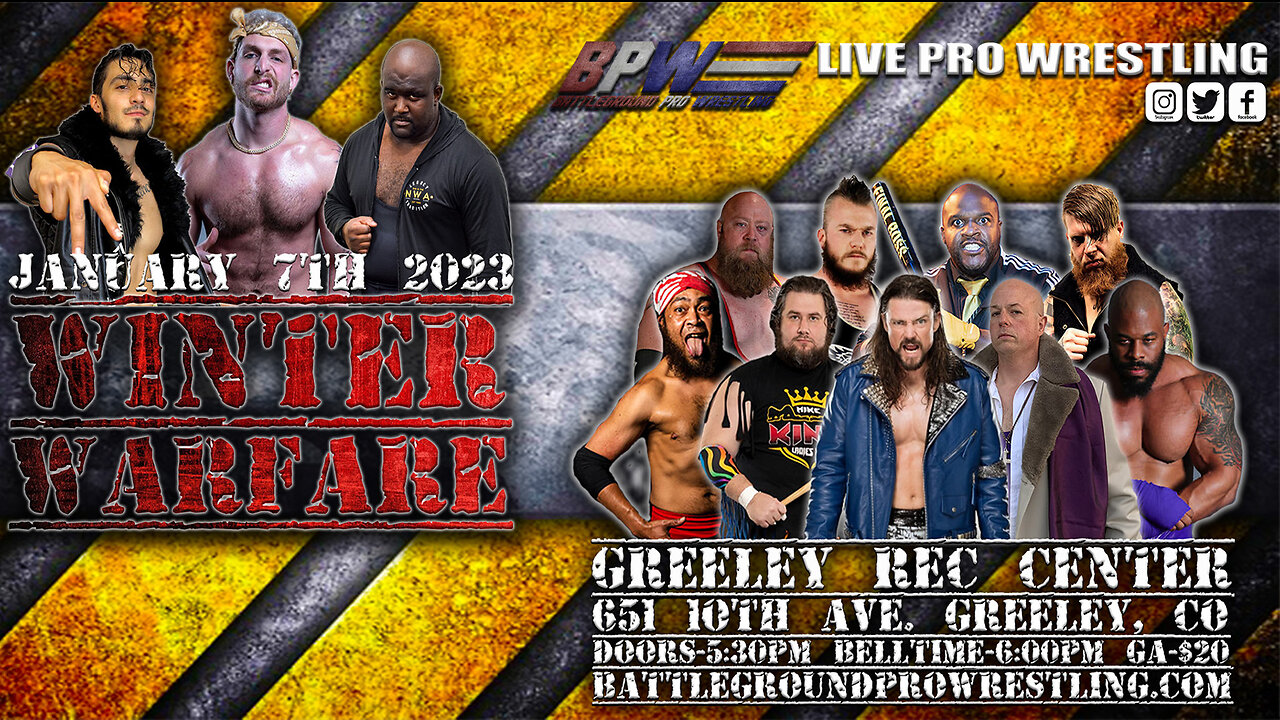 Winter Warfare 01-07-23 Match 01-Loco Lobo Baylum vs Sean O'Riley