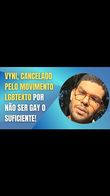 VYNI, CANCELADO PELO MOVIMENTO LGBTEXTO POR NÃO SER GAY O SUFICIENTE!