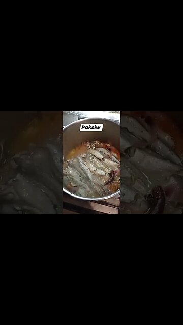 Cooking fish paksiw- filipino food #philippines #cooking