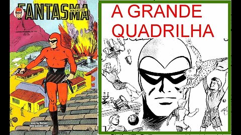 O FANTASMA 12 EM A GRANDE QUADROLHA #museudogibi #gibi #quadrinhos #comics #historieta