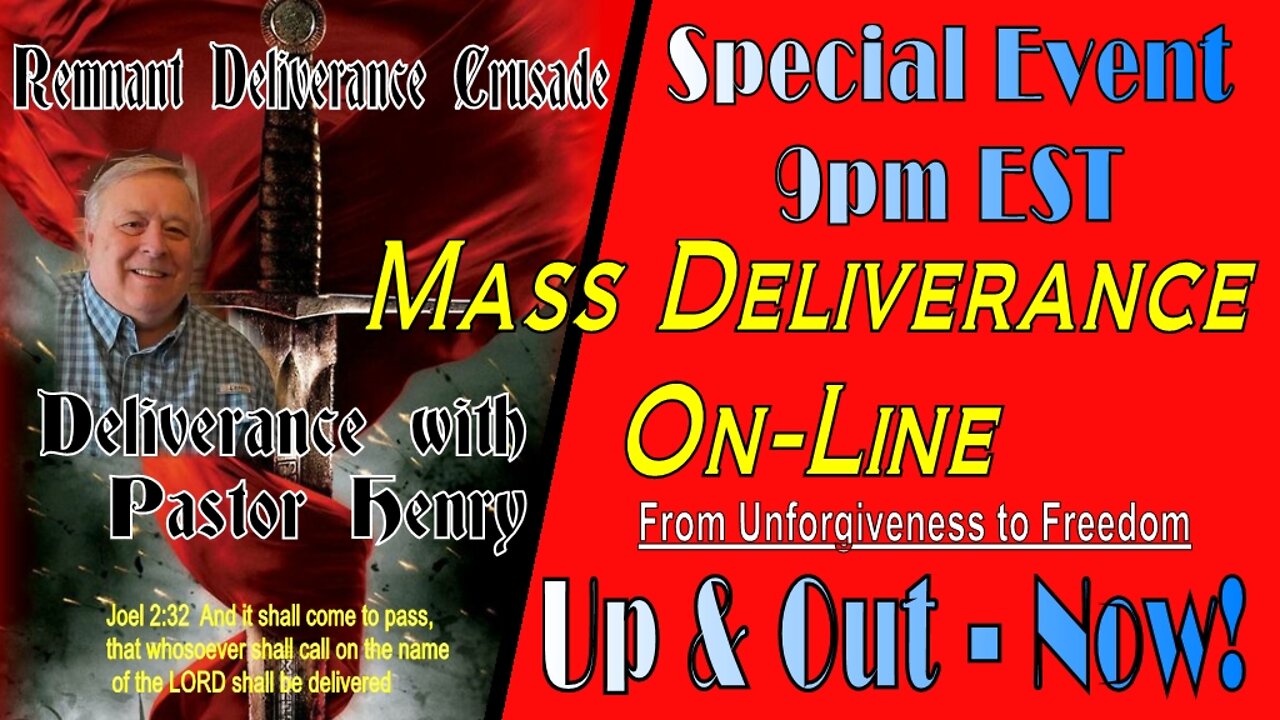 Mass Deliverance OnLine | From Unforgiveness to Freedom