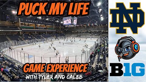 HUGE BRWAL in South Bend: Norte dame Hockey Big Ten Hockey Game Experience Rated/Reviewed