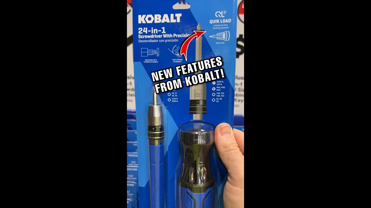 LOWE’S NEW KOBALT 24-in-1 Screwdriver! New Features!