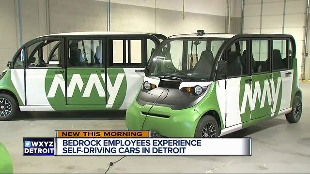 Self-driving shuttles hit downtown Detroit streets beginning Monday