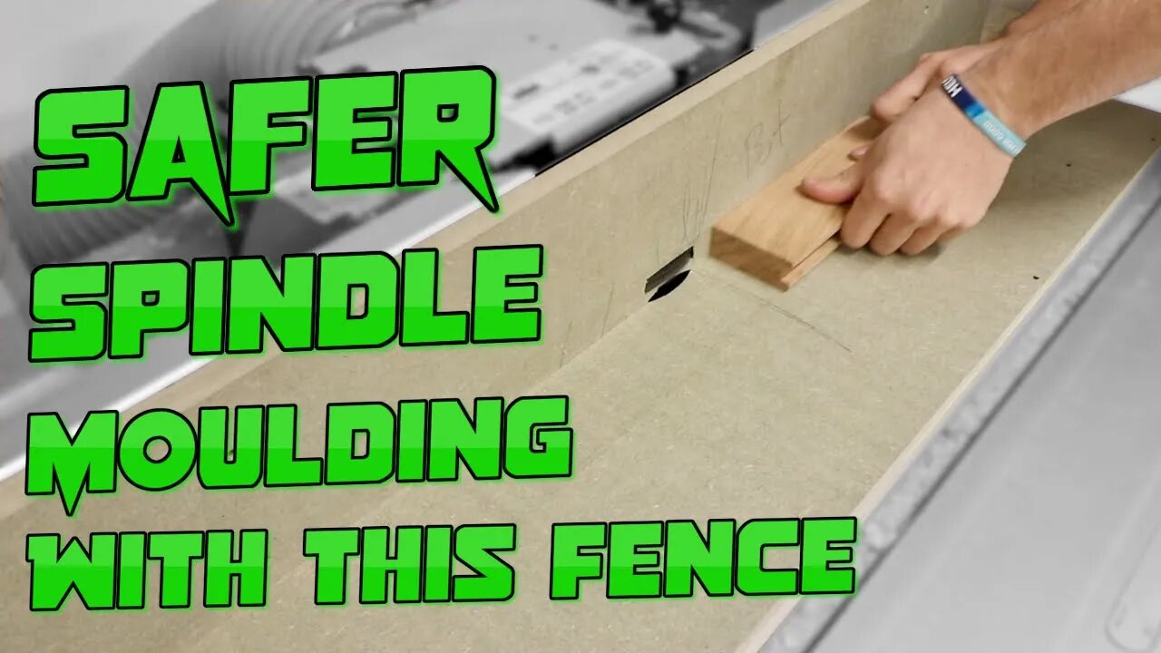 Safer Spindle Moulding - Use a False Fence