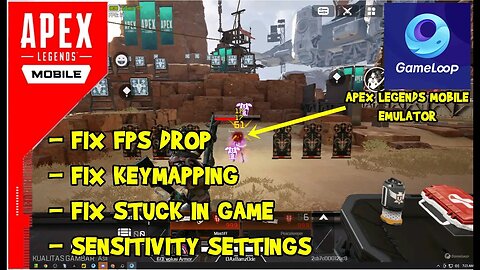 CARA SETTING KEYMAPPING APEX LEGENDS MOBILE VERSI GLOBAL | FIX STUCK KEYMAPPING | FIX DROP FPS