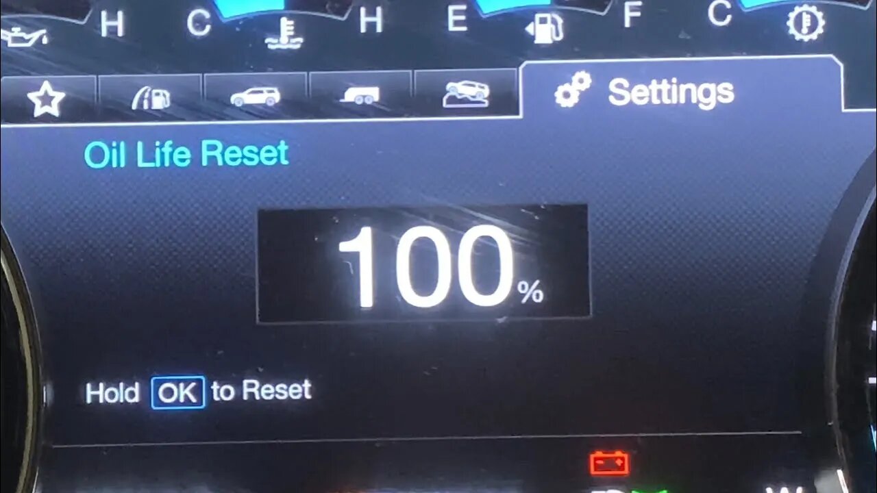 How to Reset Oil Life on 2019 Ford Expedition