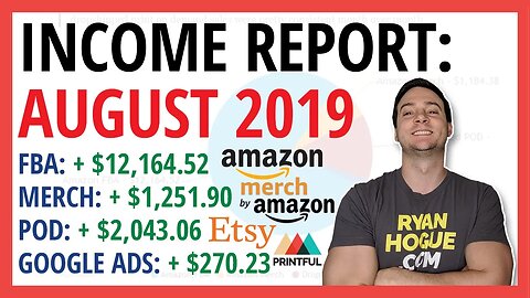 PASSIVE INCOME REPORT 💰 August 2019 | +$15,729.71 Profit (WITHOUT Quitting My Day Job!)