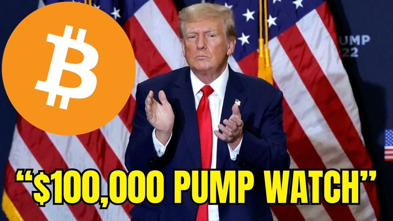 Bitcoin $100,000 LIVE Trump Pump Watch