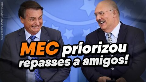 A pedido de Bolsonaro, o Ministro da Educação prioriza os amigos.