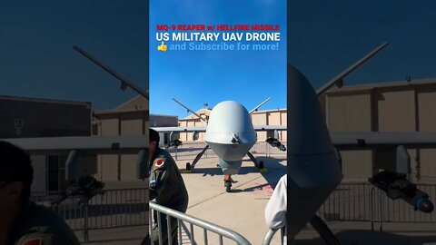 US Military MQ-9 Reaper UAV Drone with Hellfire Missile! Insane Extreme Firepower❗️