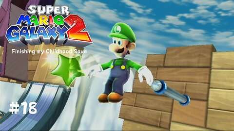 Super Mario Galaxy 2: Finishing my Childhood Save - Part 18: Twice as Green