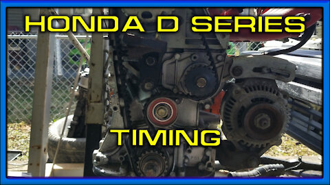 How to set the timing on a Honda D Series