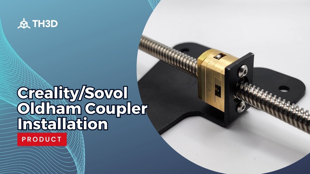 Creality/Sovol Oldham Coupler Installation - Product Video