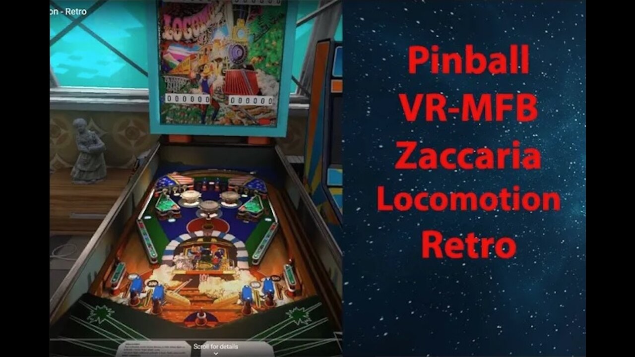 Pinball VR: MFN Zaccaria - Locomotion Retro - [00023]