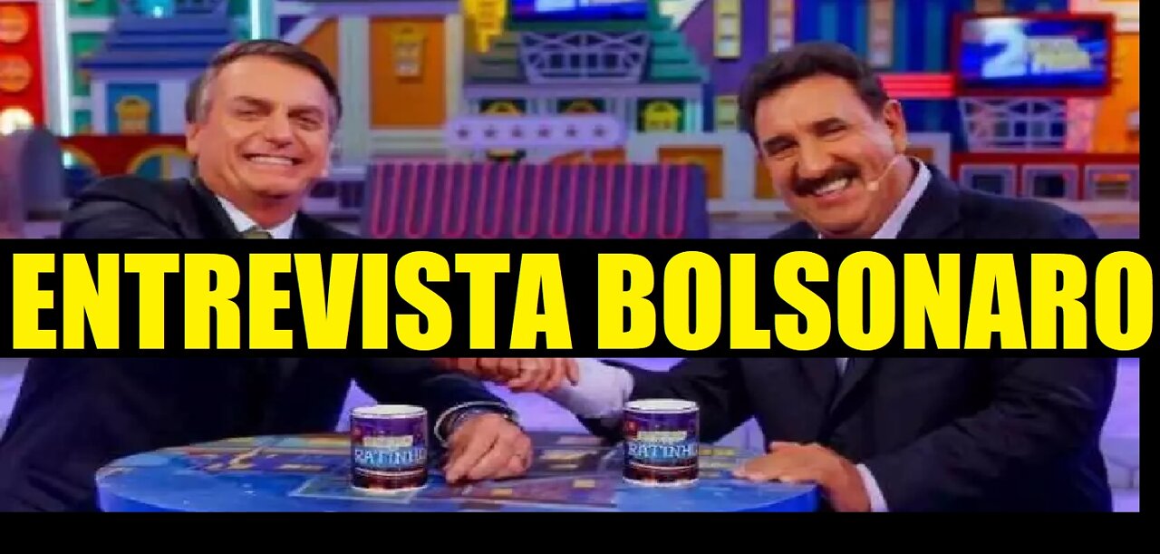 RATINHO VAI ENTREVISTAR BOLSONARO NA MESMA HORA DO LULA NO JORNAL NACIONAL?